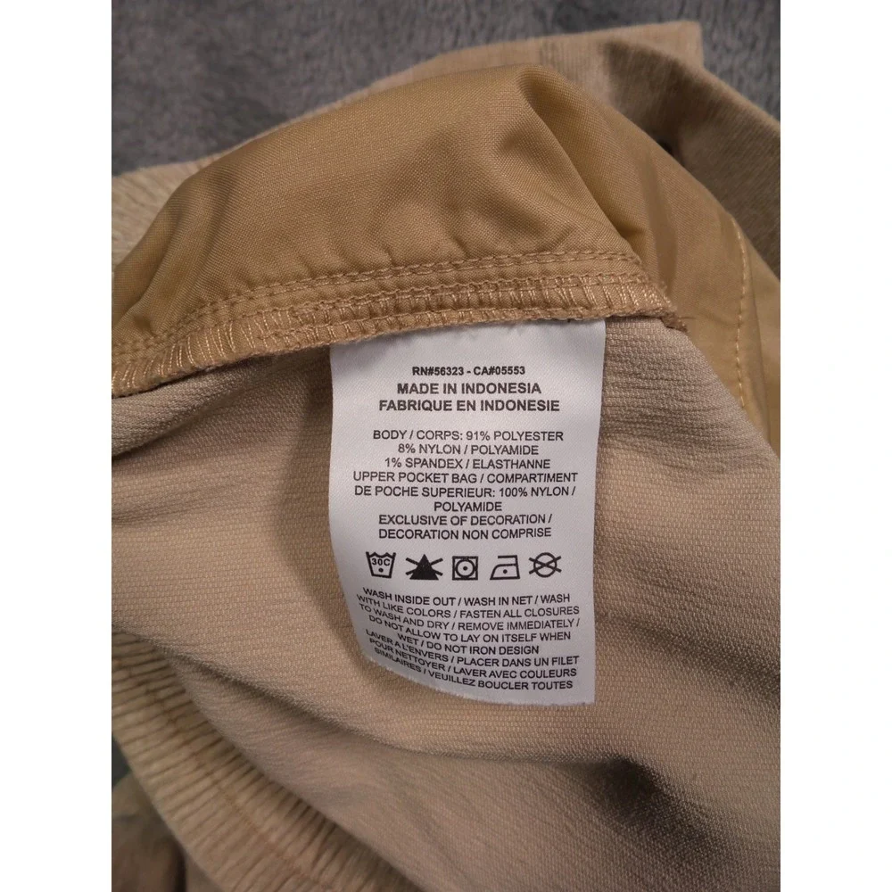 Nike Air Jordan Pants Womens Size Medium Brown Corduroy‎ Chicago Cargo Pockets